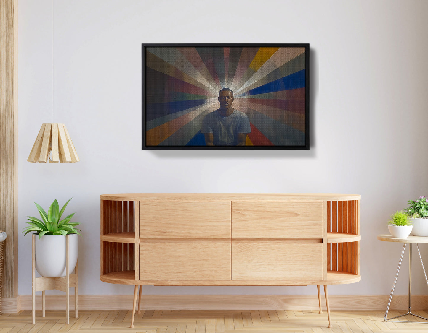 Black Man Radiant Portrait African American wall art view 26