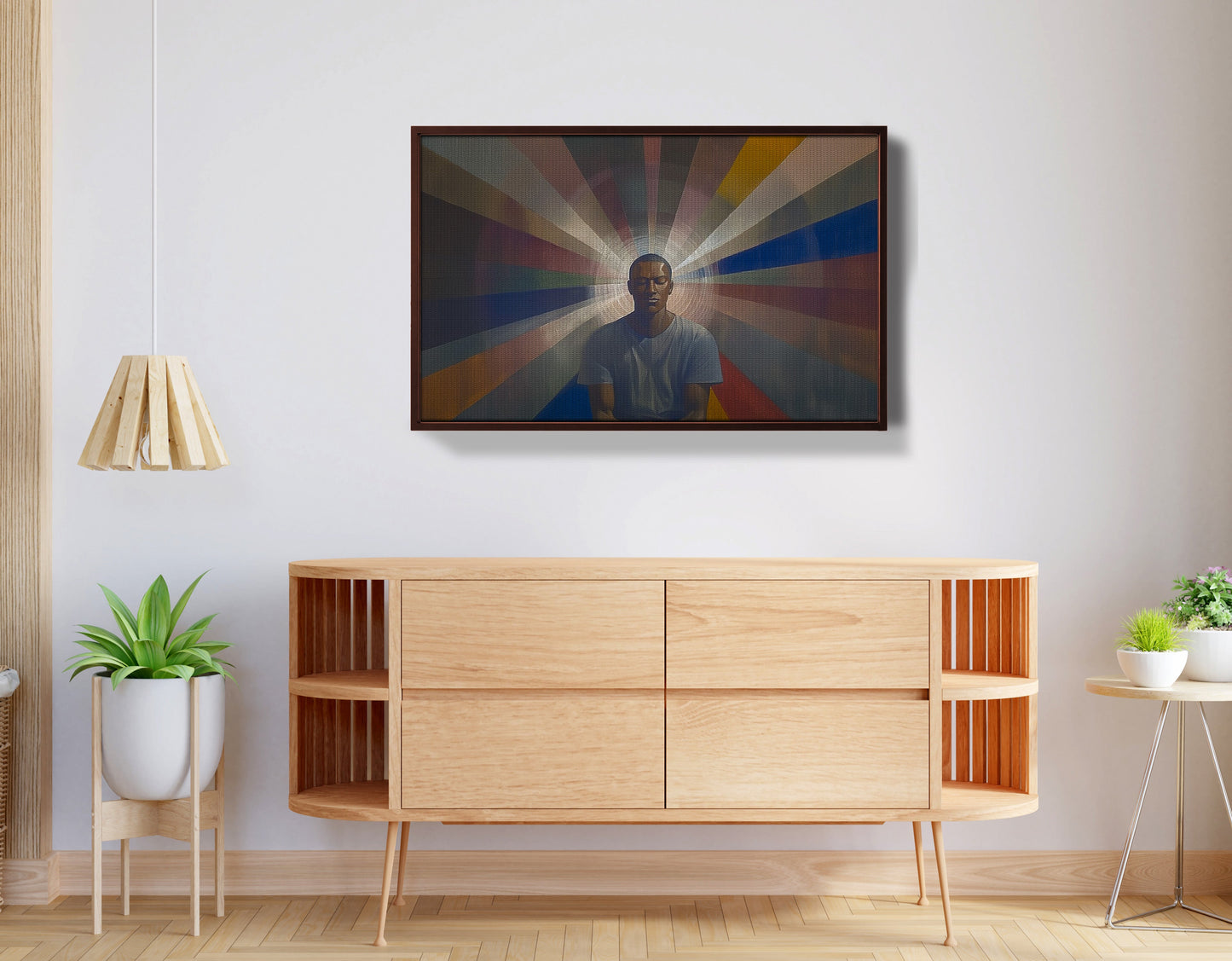 Black Man Radiant Portrait African American wall art view 32