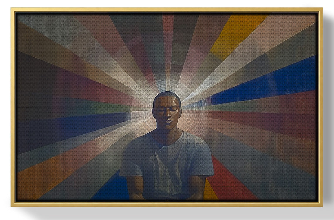Black Man Radiant Portrait African American wall art view 37