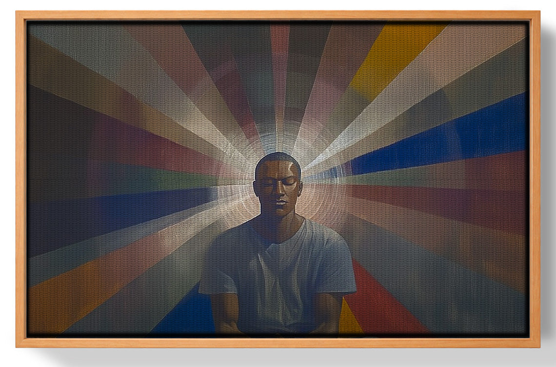 Black Man Radiant Portrait African American wall art view 43