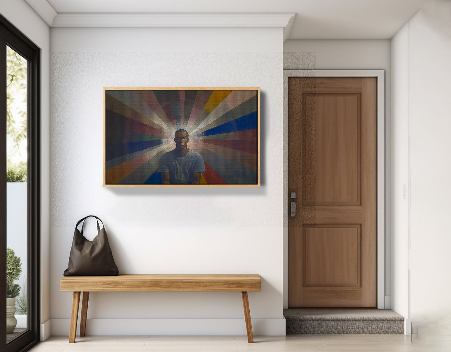 Black Man Radiant Portrait African American wall art view 53