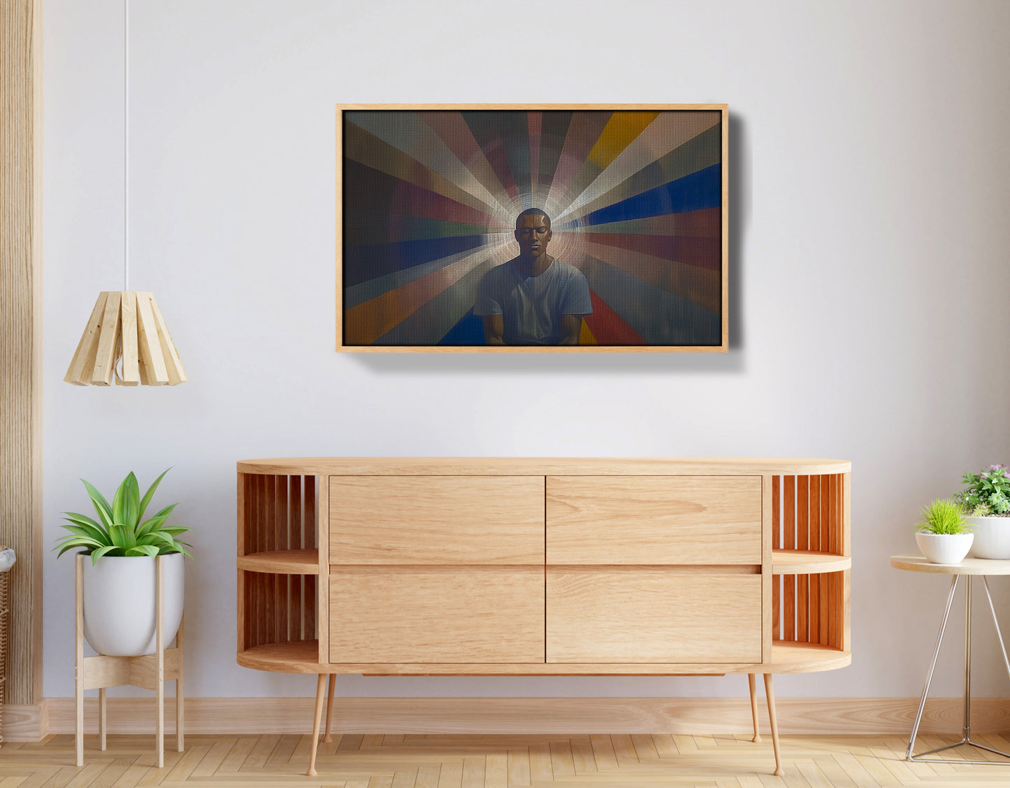 Black Man Radiant Portrait African American wall art view 50