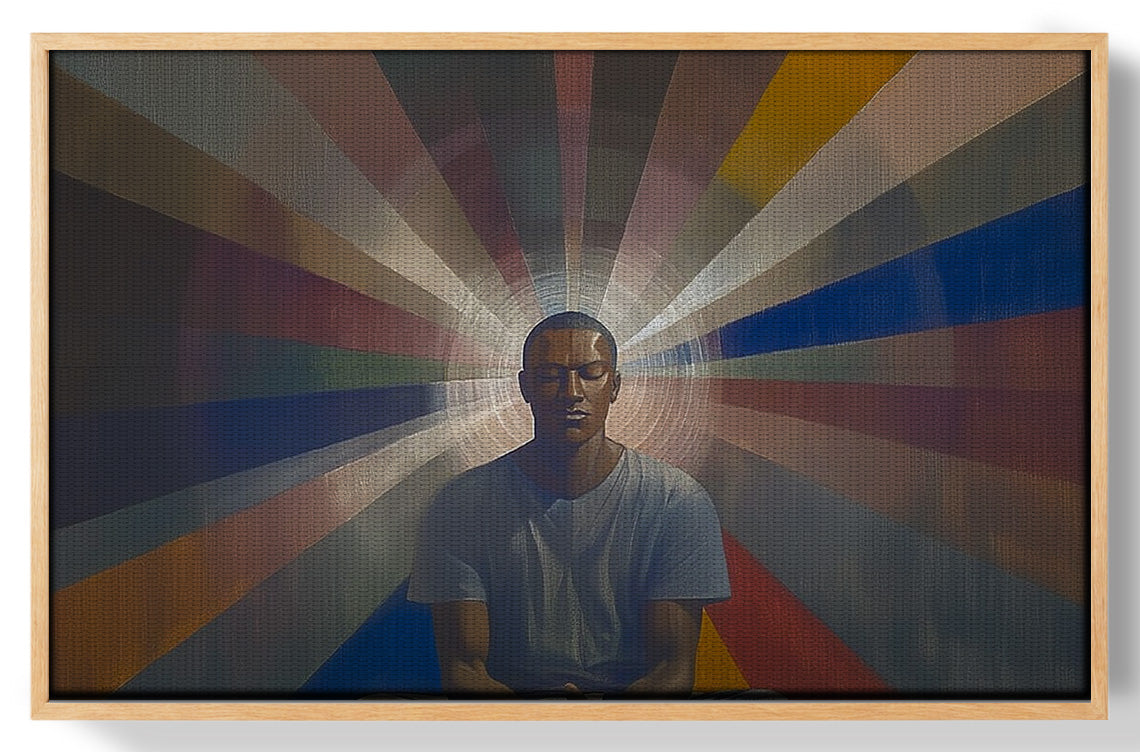 Black Man Radiant Portrait African American wall art view 49
