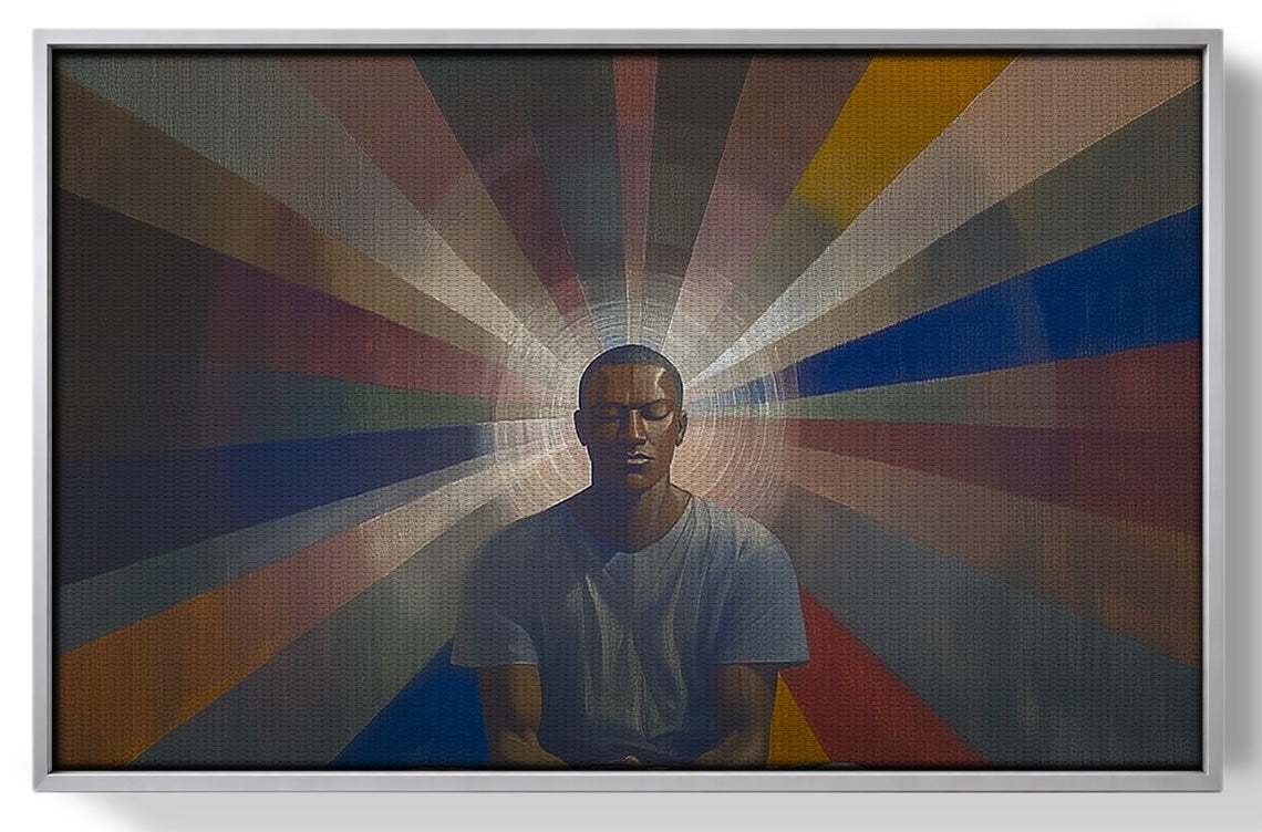 Black Man Radiant Portrait African American wall art view 55
