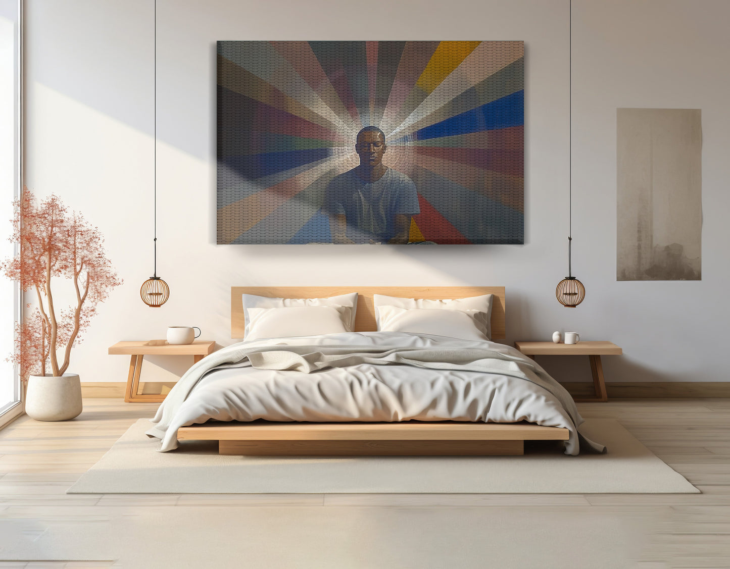 Black Man Radiant Portrait African American wall art view 15