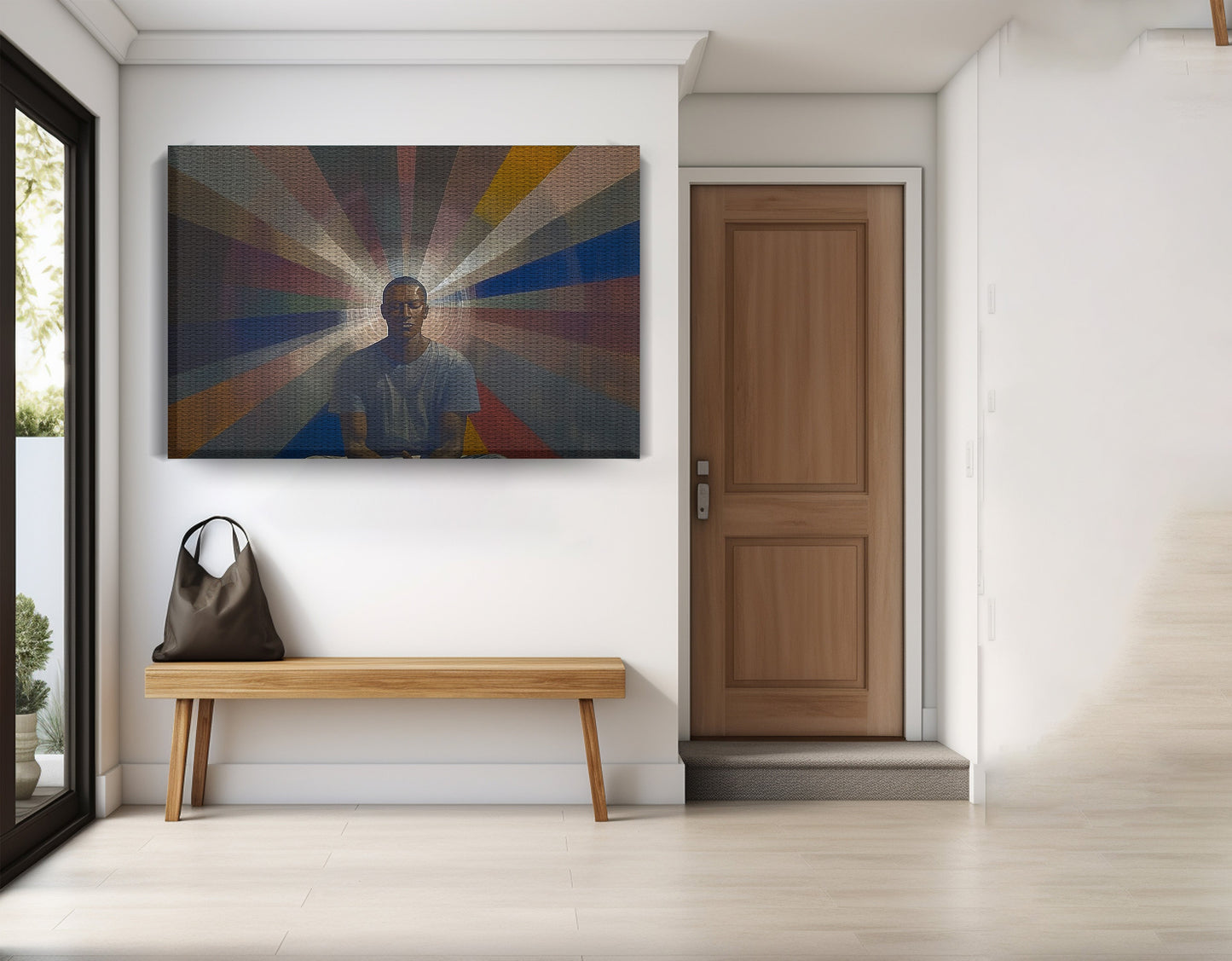 Black Man Radiant Portrait African American wall art view 17