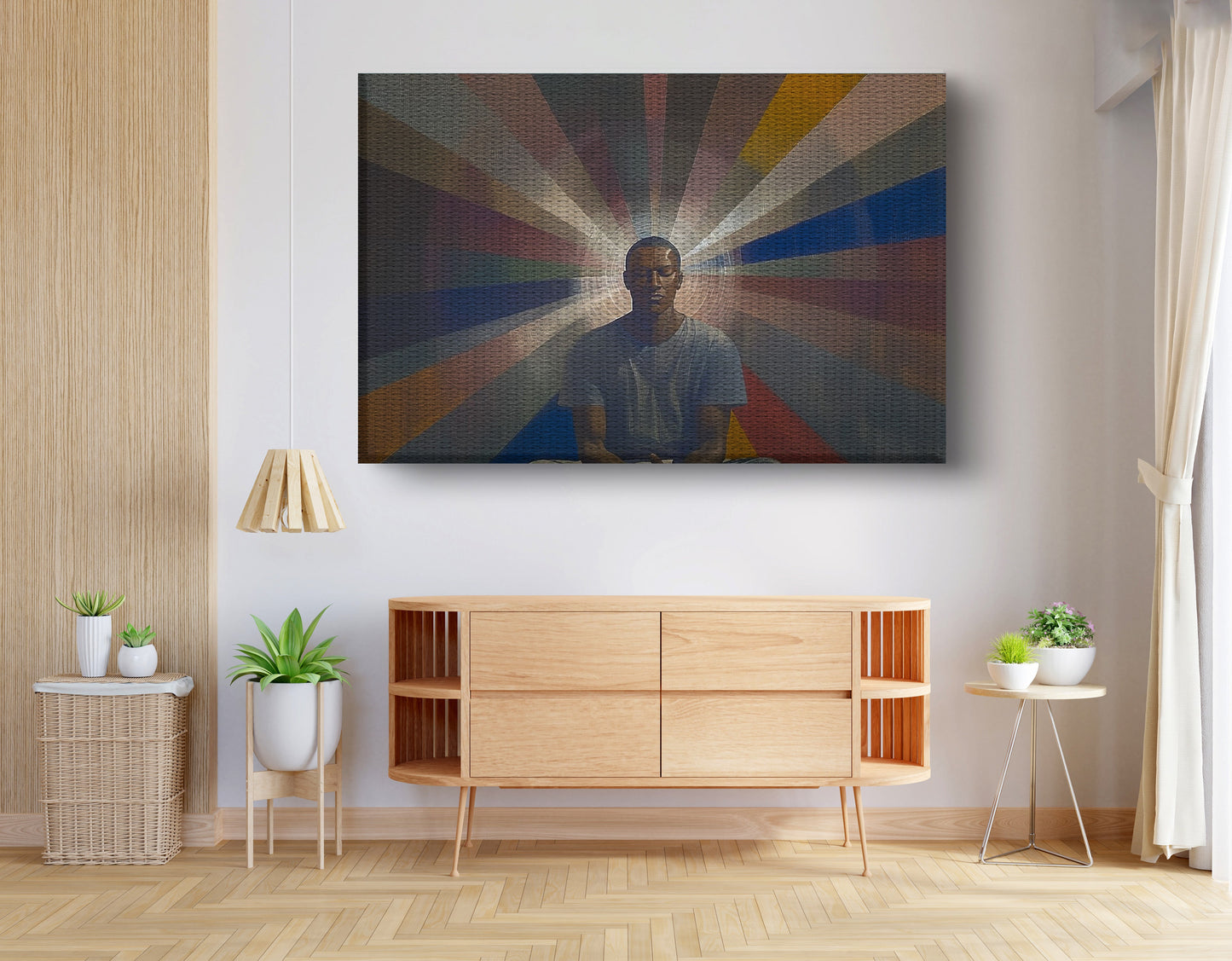 Black Man Radiant Portrait African American wall art view 14