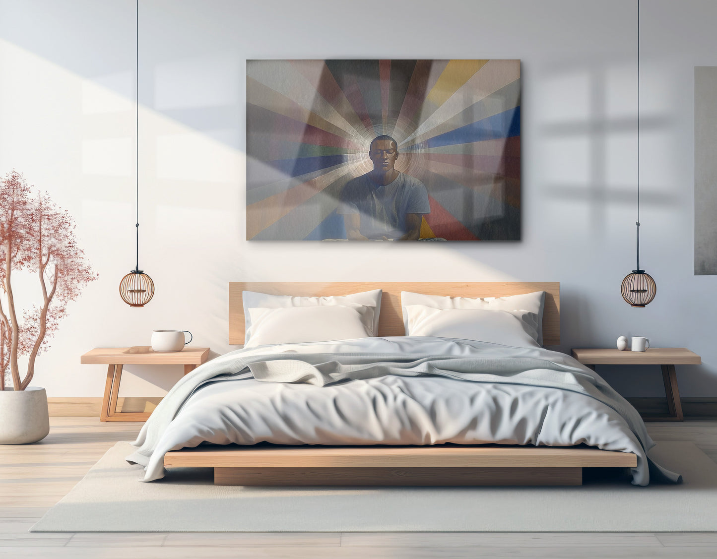 Black Man Radiant Portrait African American wall art view 21