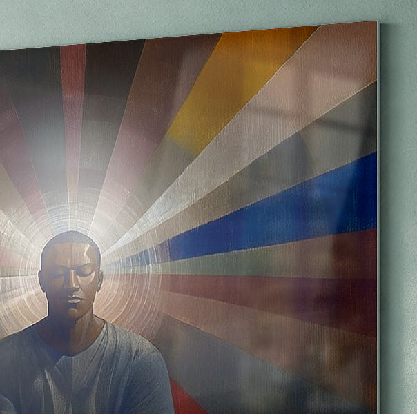Black Man Radiant Portrait African American wall art view 22