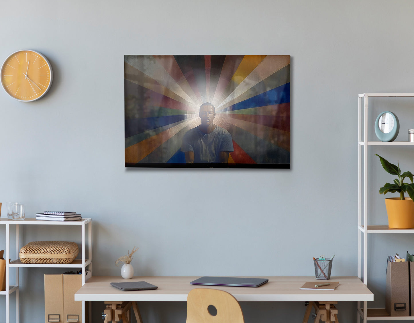 Black Man Radiant Portrait African American wall art view 24