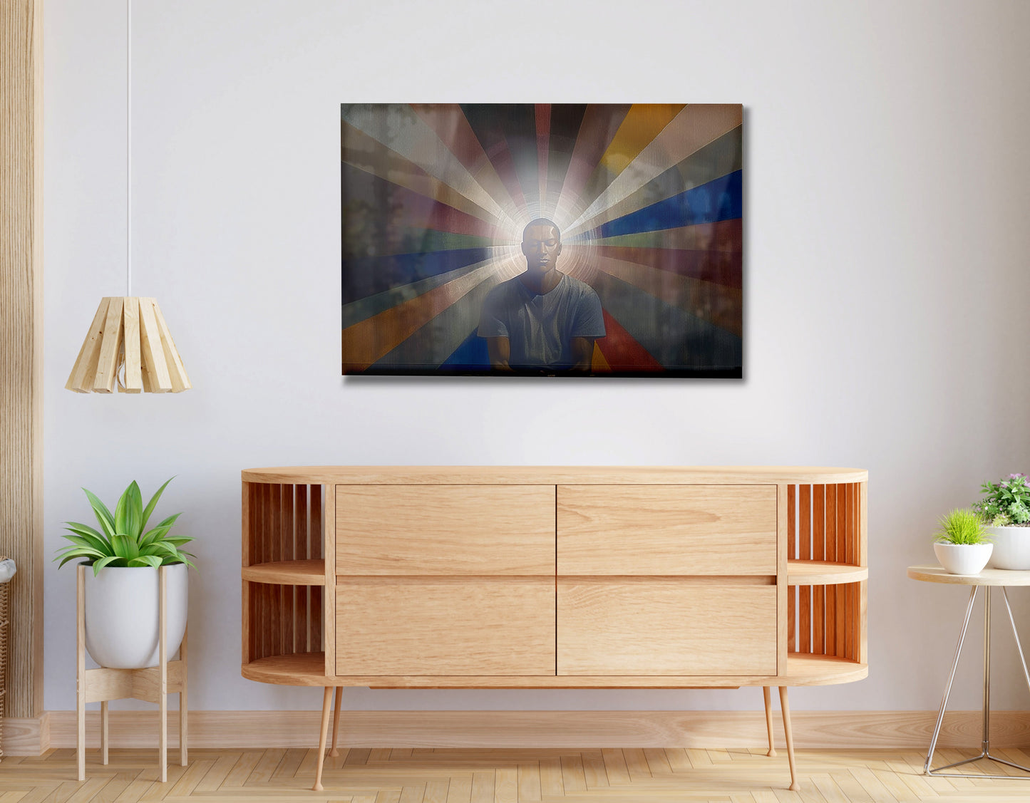 Black Man Radiant Portrait African American wall art view 20