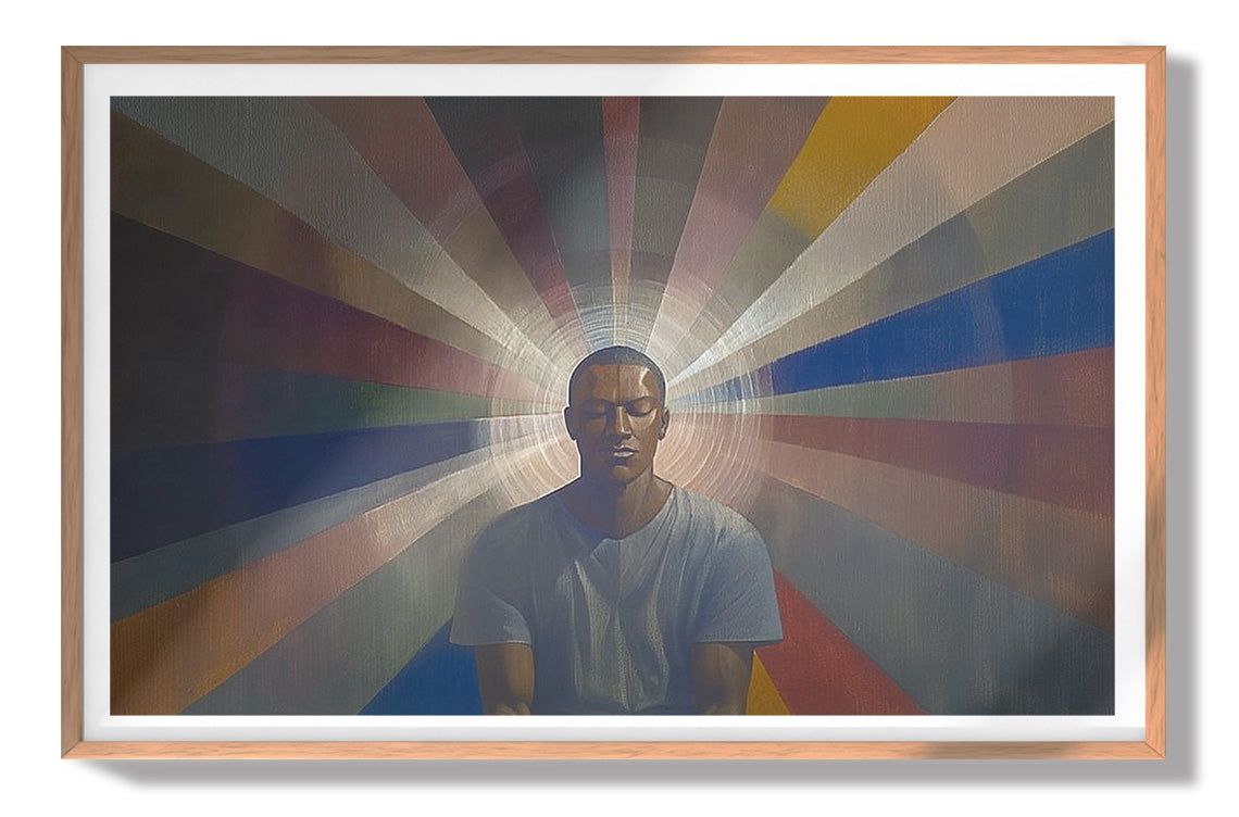 Black Man Radiant Portrait African American wall art view 79