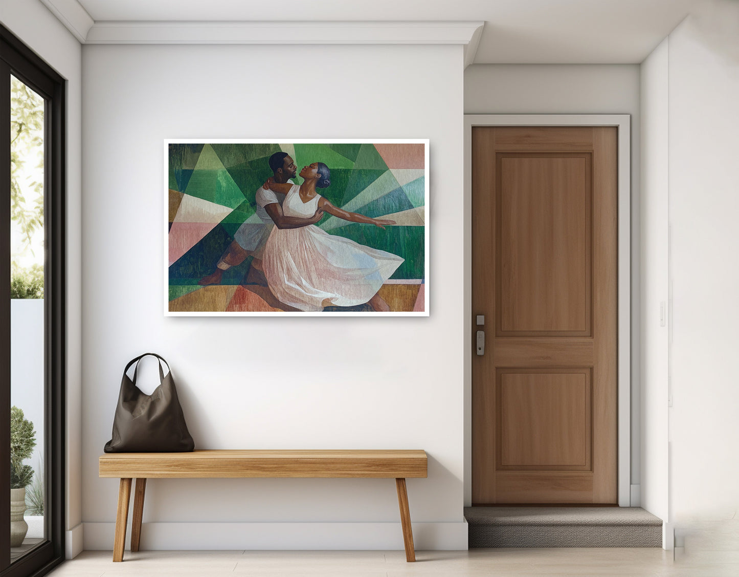 Black Couple Dancing Black love wall art home decor view