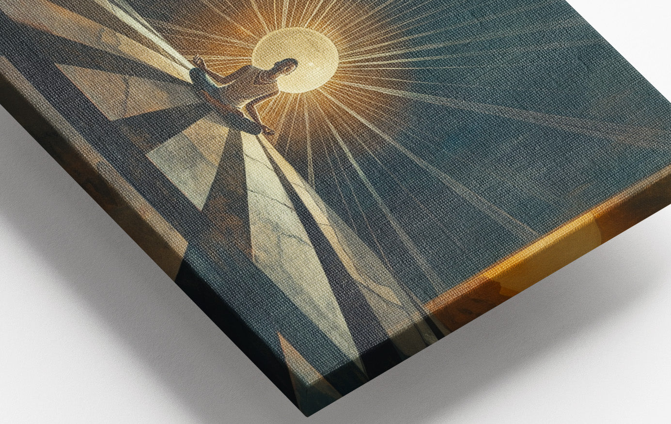 Black Woman Sunrise Meditation African American wall art view 16