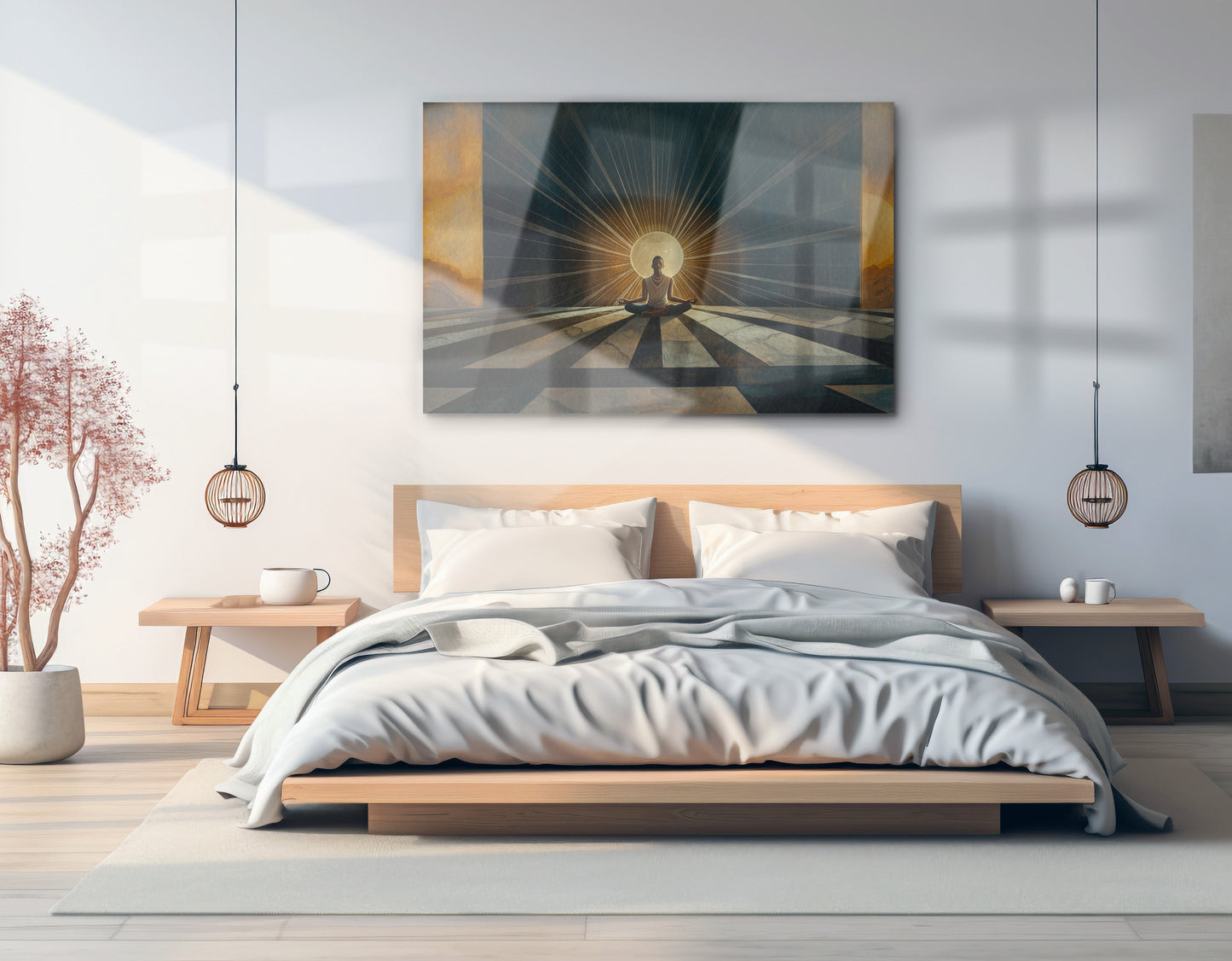 Black Woman Sunrise Meditation African American wall art view 21