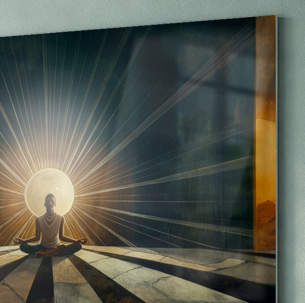 Black Woman Sunrise Meditation African American wall art view 22