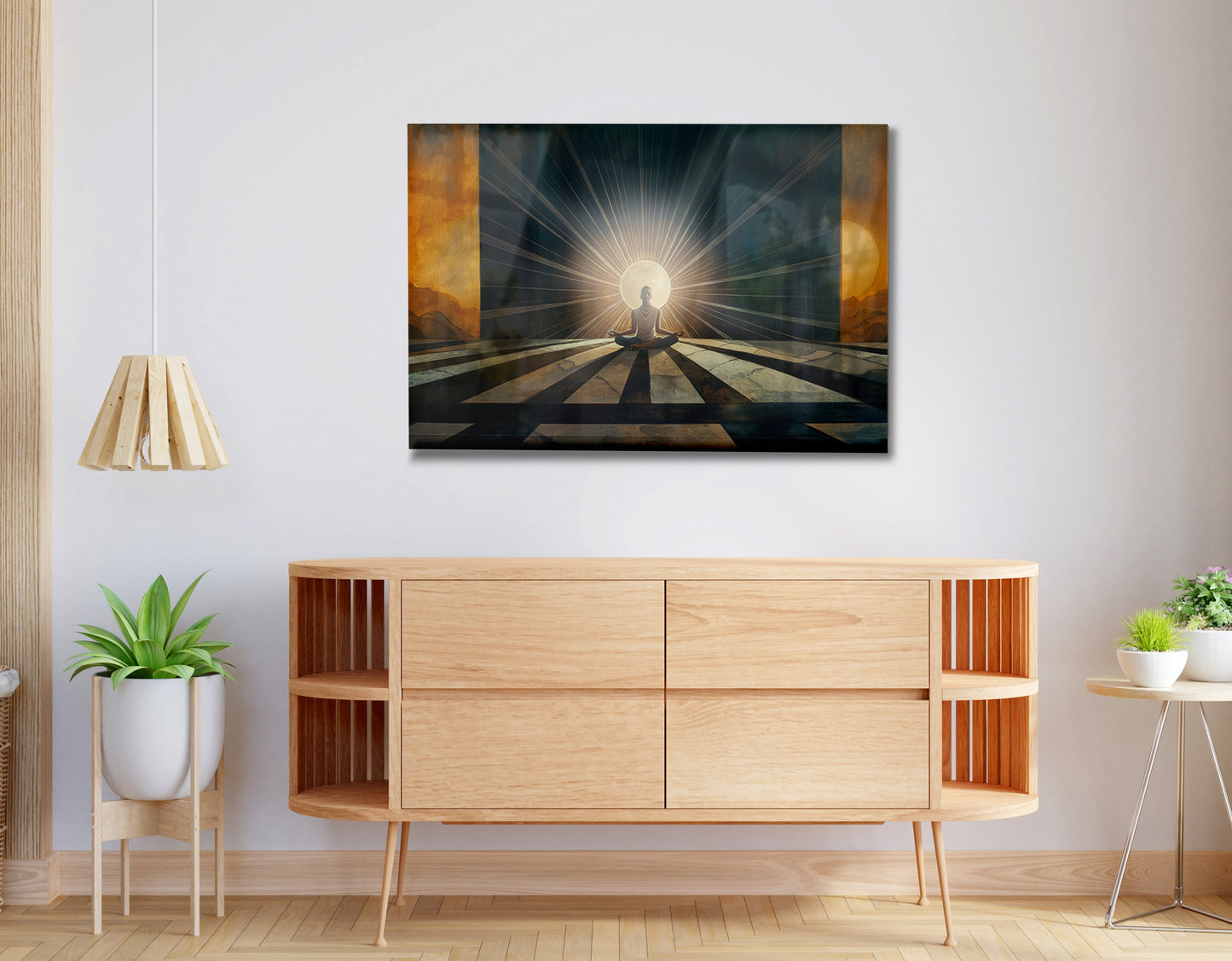 Black Woman Sunrise Meditation African American wall art view 20