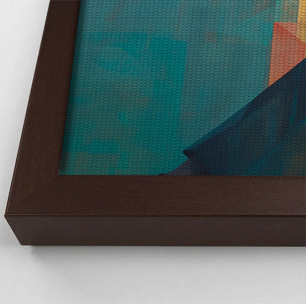 Black Man Reading Teal Abstract African American wall art view 34