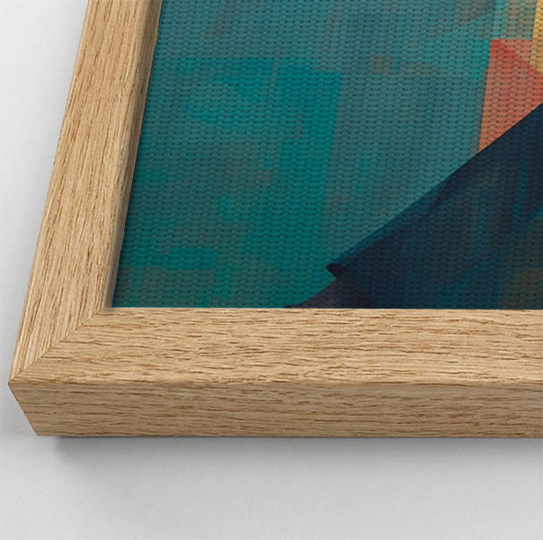 Black Man Reading Teal Abstract African American wall art view 52
