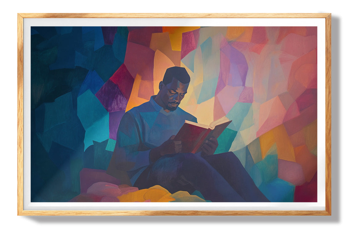 Black Man Radiant Portrait African American wall art view 73