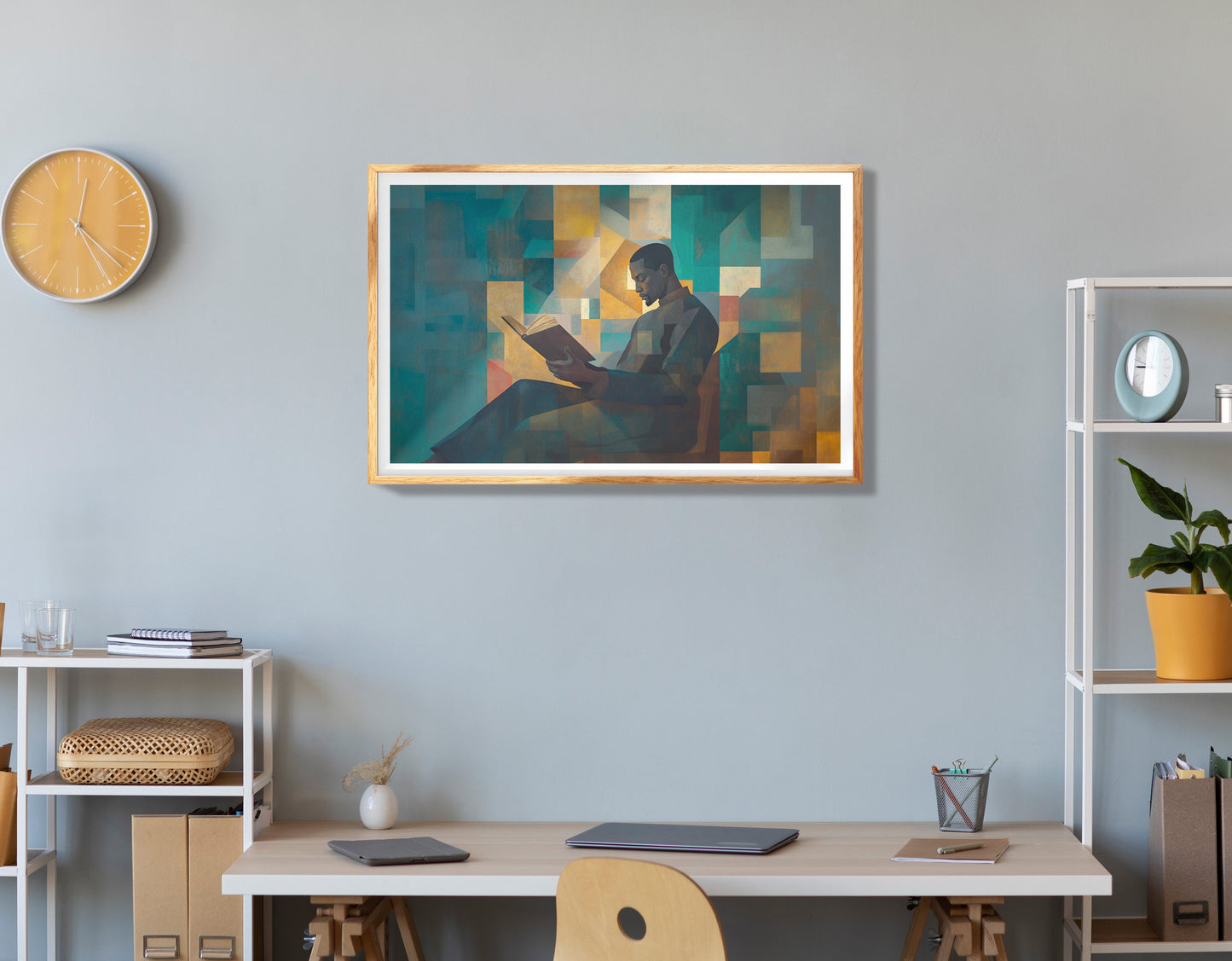 Black Woman Sunrise Meditation African American wall art view 78