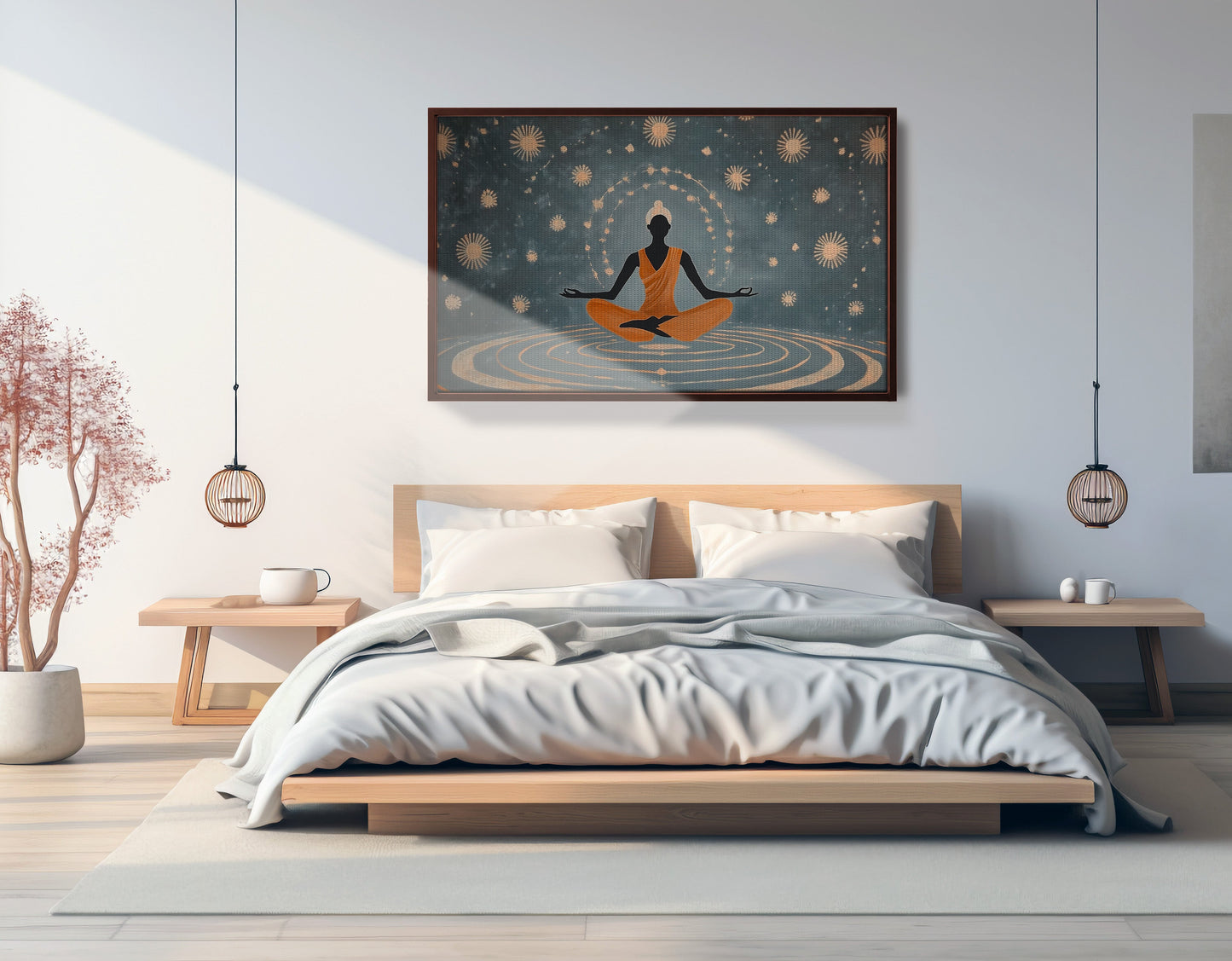 Black Woman Yoga Energy African American wall art view 33