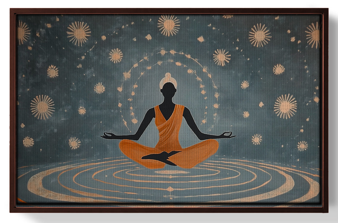 Black Woman Yoga Energy African American wall art view 31