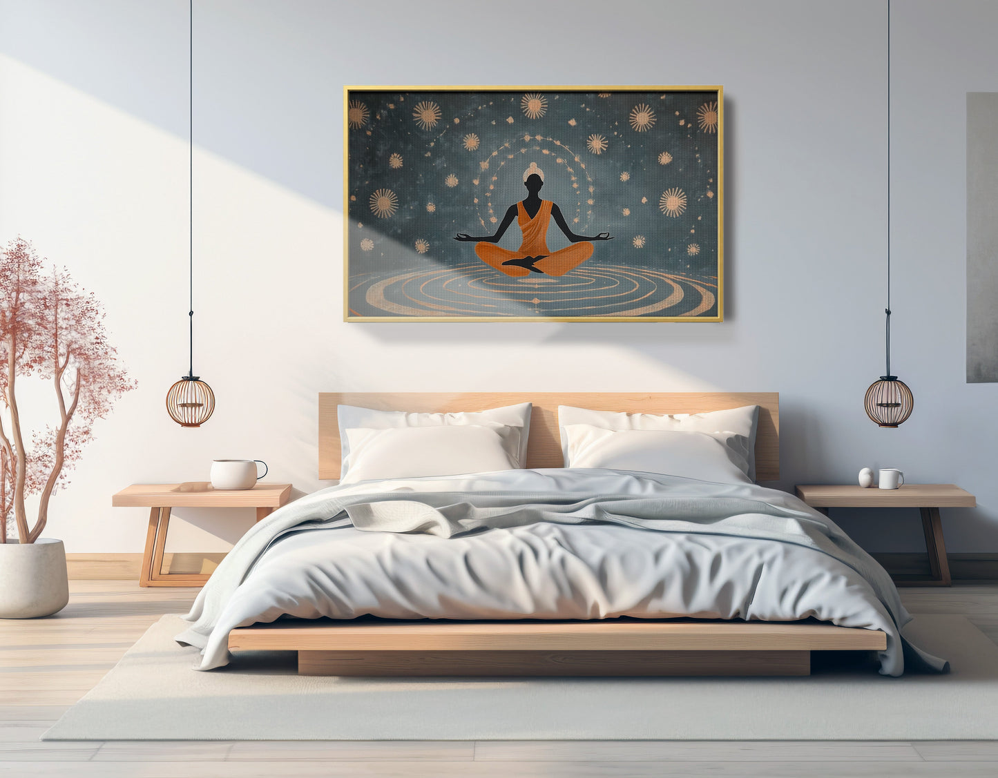 Black Woman Yoga Energy African American wall art view 39