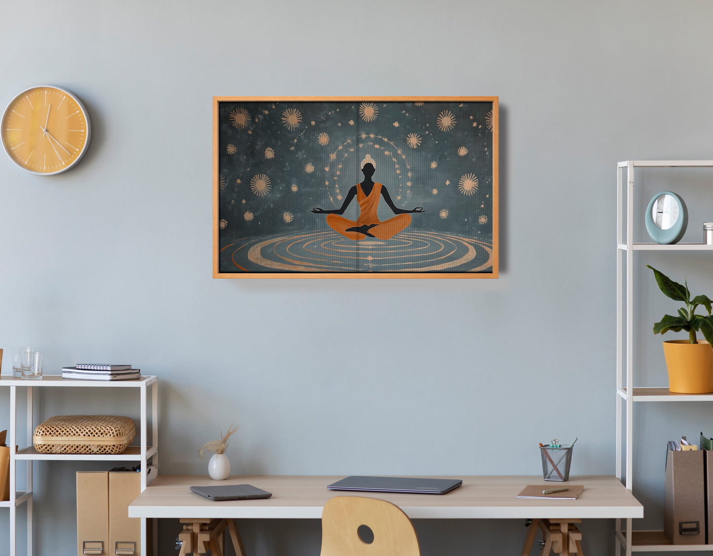 Black Woman Yoga Energy African American wall art view 48