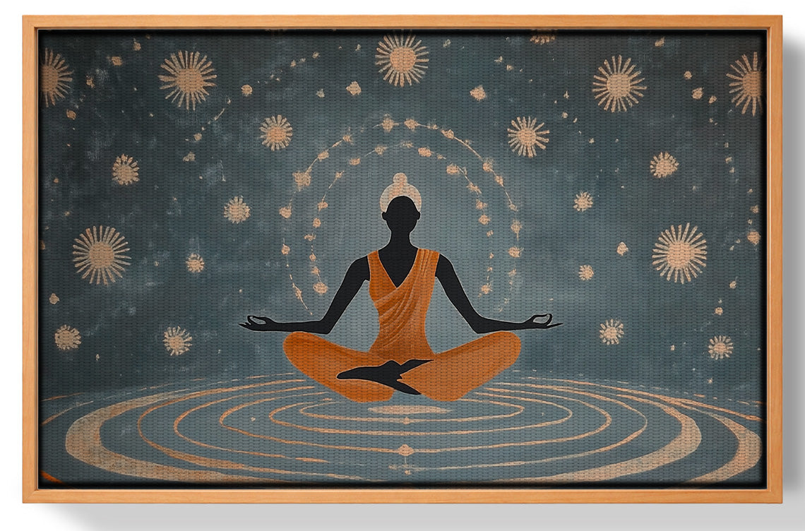 Black Woman Yoga Energy African American wall art view 43
