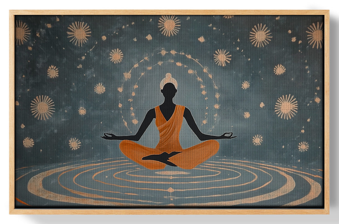 Black Woman Yoga Energy African American wall art view 49
