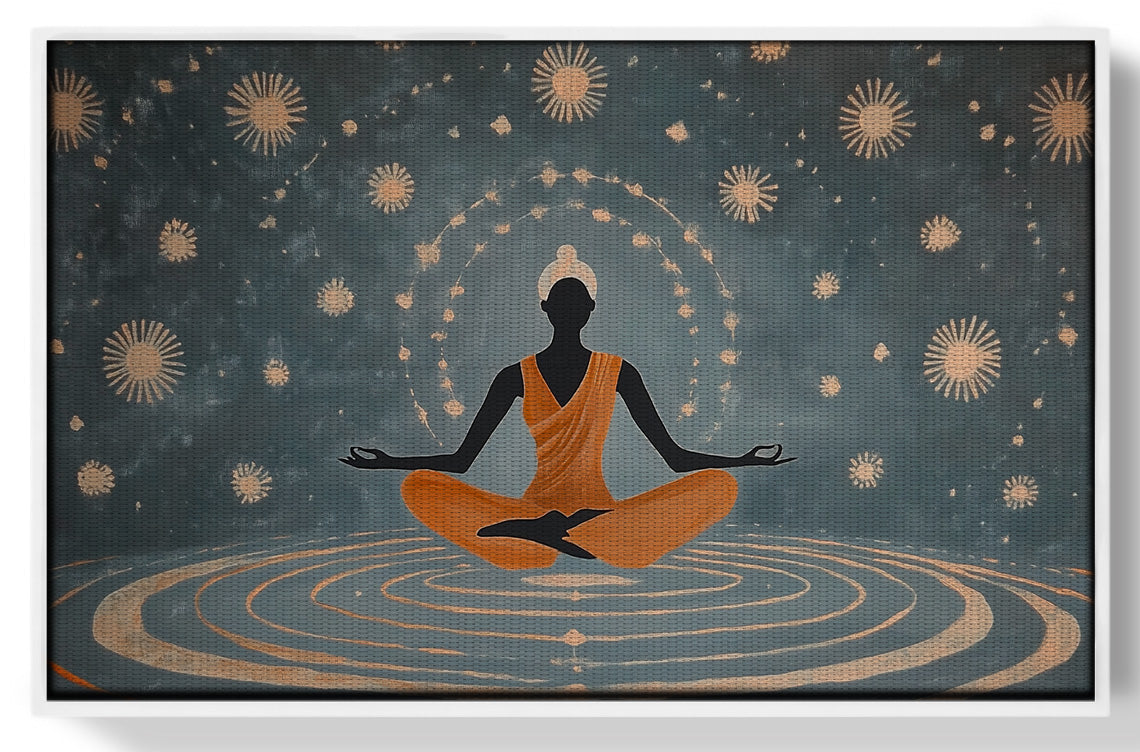 Black Woman Yoga Energy African American wall art view 61