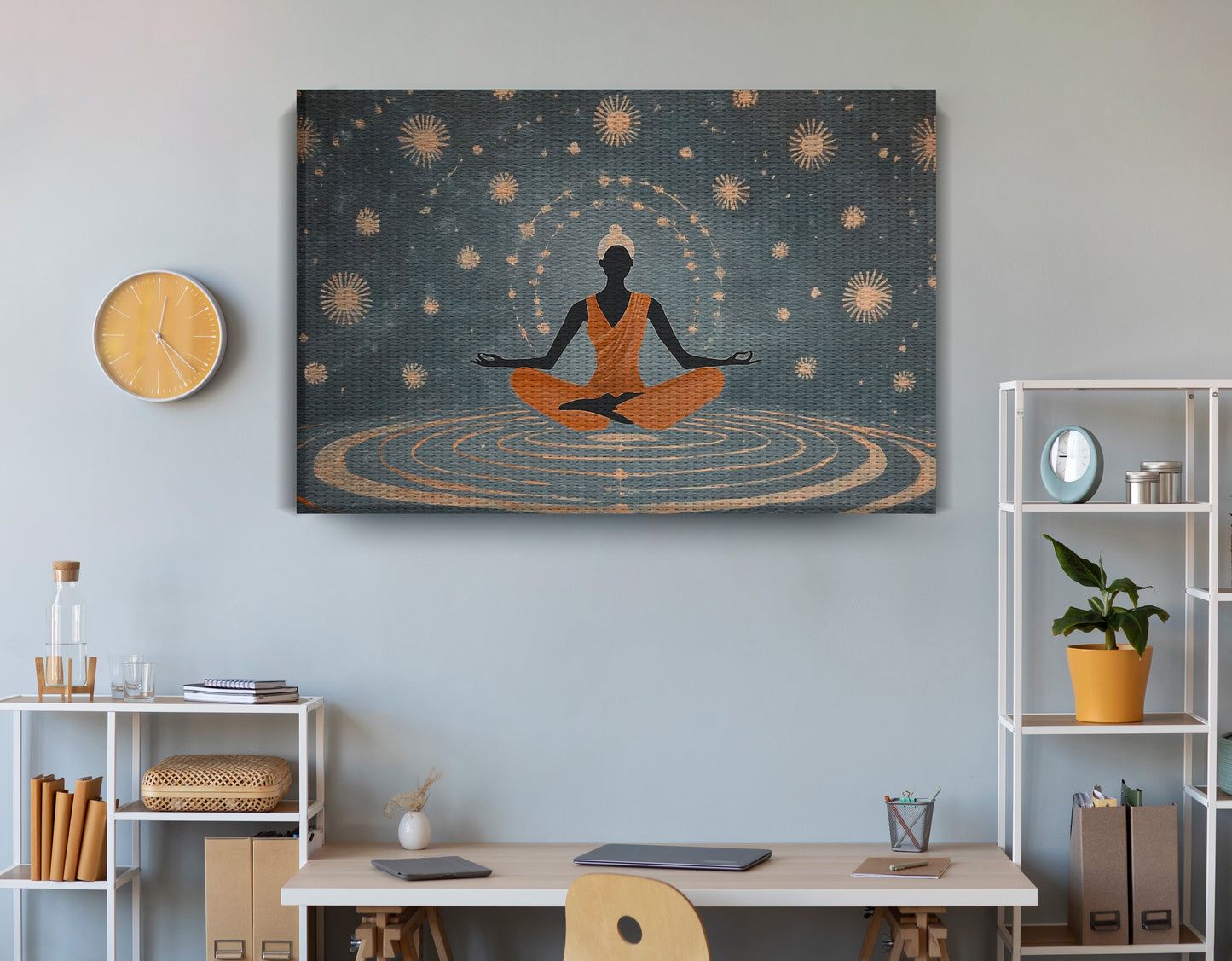 Black Woman Yoga Energy African American wall art view 18