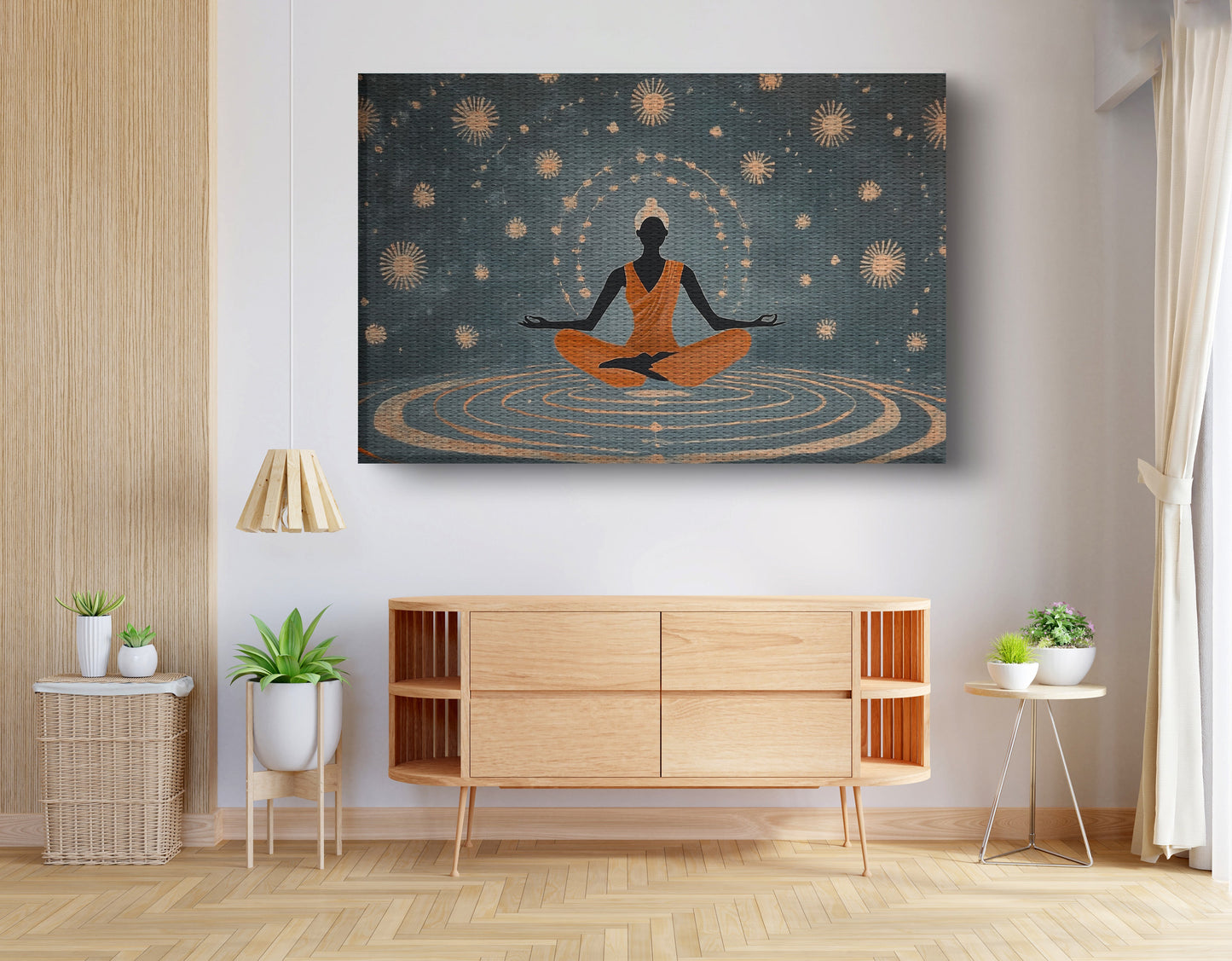 Black Woman Yoga Energy African American wall art view 14