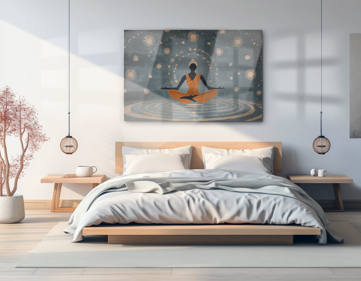 Black Woman Yoga Energy African American wall art view 21
