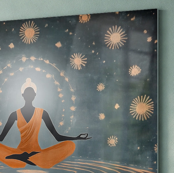 Black Woman Yoga Energy African American wall art view 22