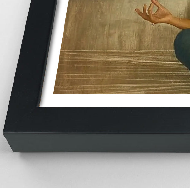 Black Woman Yoga Light African American wall art view 70