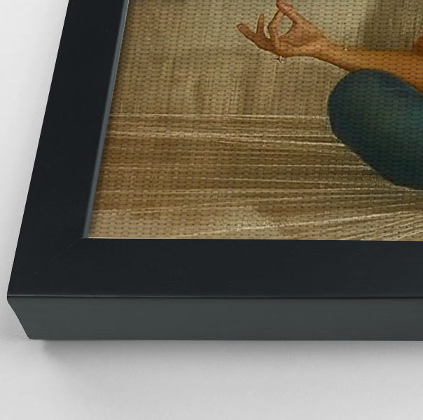 Black Woman Yoga Light African American wall art view 28