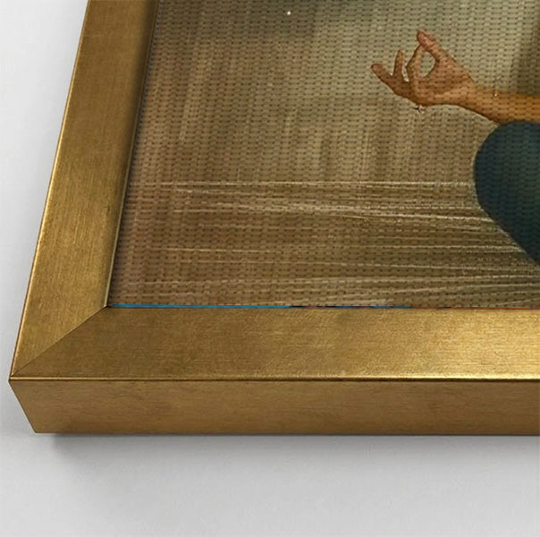 Black Woman Yoga Light African American wall art view 40