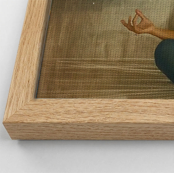Black Woman Yoga Light African American wall art view 52