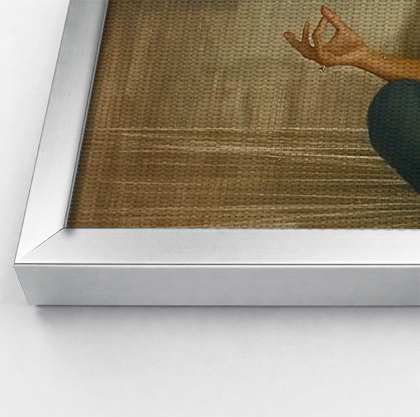 Black Woman Yoga Light African American wall art view 58