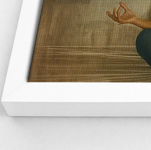 Black Woman Yoga Light African American wall art view 64