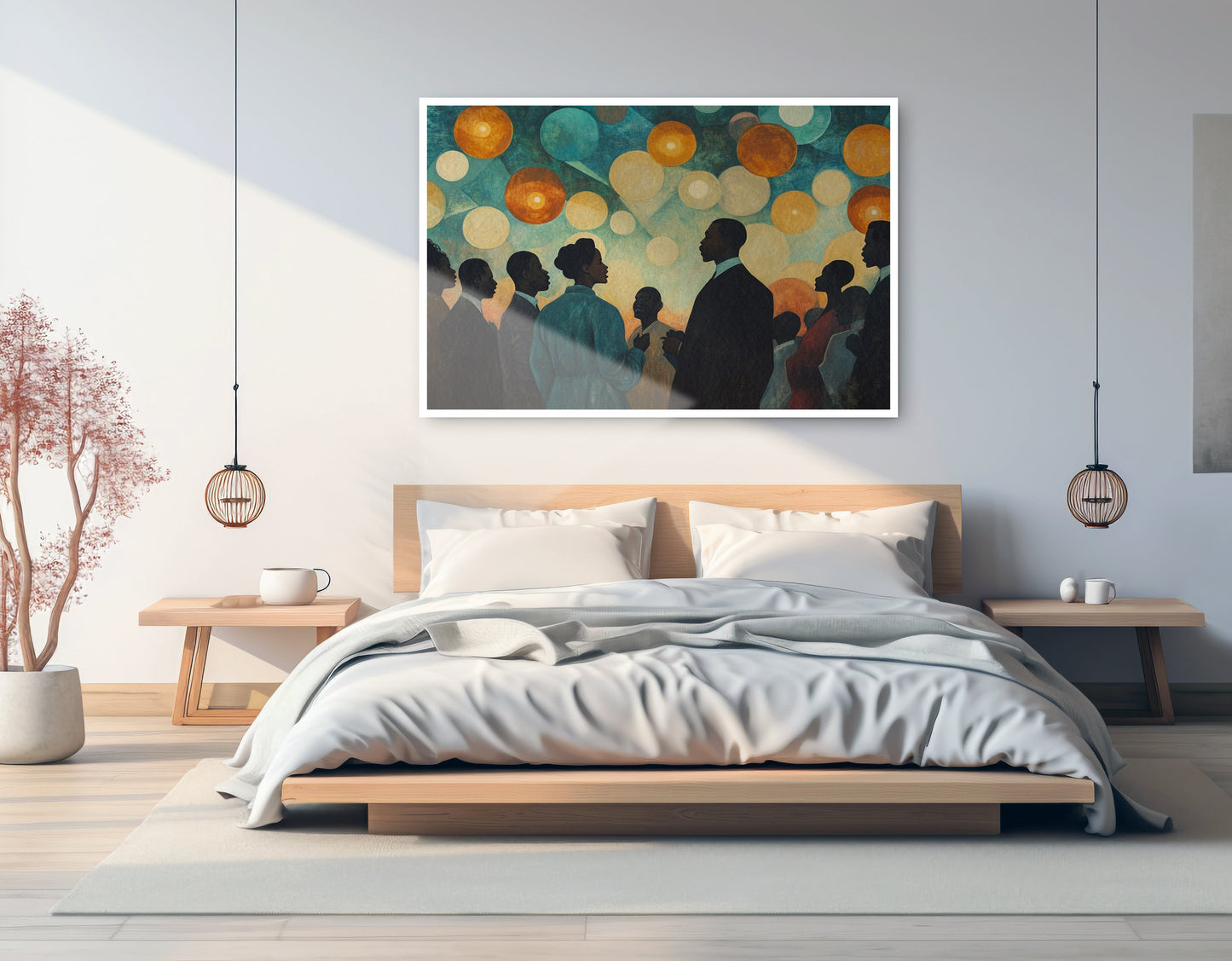 Black Community Celebration Black culture wall art artwork view