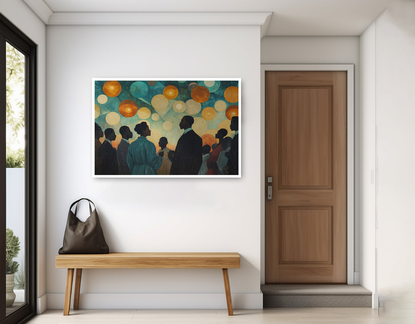 Black Community Celebration Black culture wall art home decor view