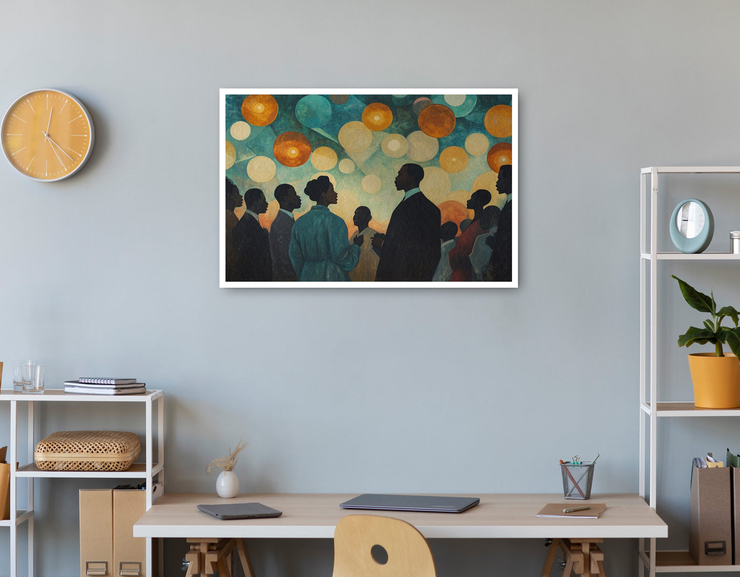 Black Community Celebration Black culture wall art print view