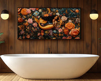 Enchanting African American artwork of a mermaid queen