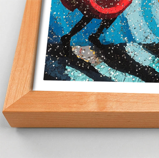 Black Women Dancing Abstract Black woman wall art view 82