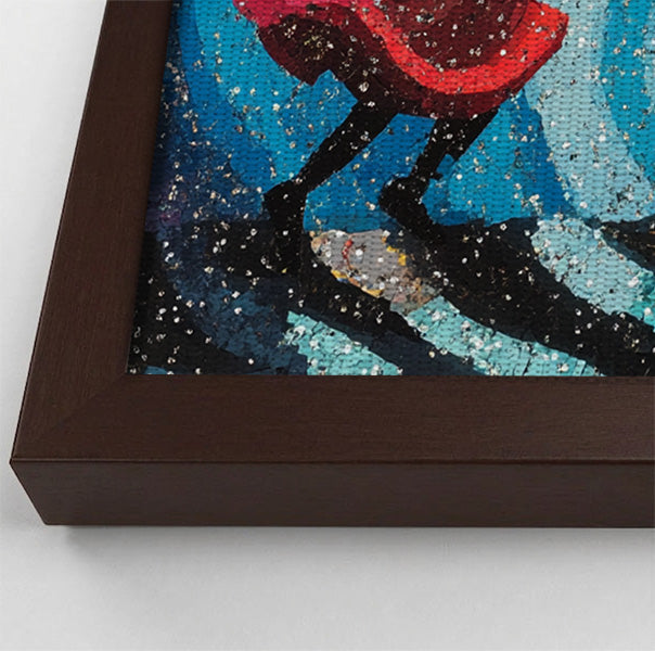 Black Women Dancing Abstract Black woman wall art view 34