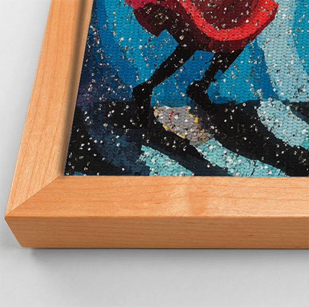 Black Women Dancing Abstract Black woman wall art view 46