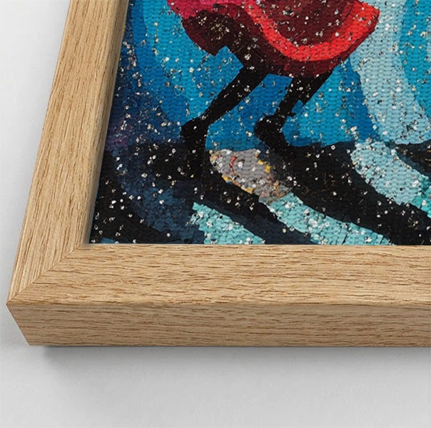 Black Women Dancing Abstract Black woman wall art view 52
